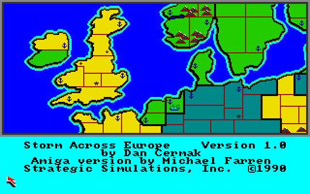 Storm Across Europe screenshot 3 for Amiga